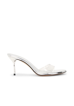 Paris Texas Lidia 70 Mule in Silver - Metallic Silver. Size 36.5 (also in 36, 37, 37.5, 39, 39.5, 40, 41).