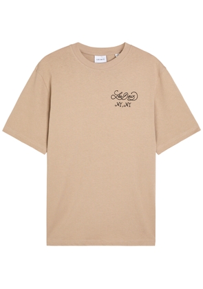 Les Deux Orchard Printed Cotton T-shirt - Beige - S
