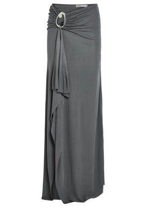 Christopher Esber Orica Cut-out Jersey Maxi Skirt - Blue - 38 (UK10 / S)