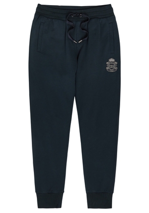 Dolce & Gabbana Logo-appliquéd Cotton Sweatpants - Navy - 50 (IT50 / L)