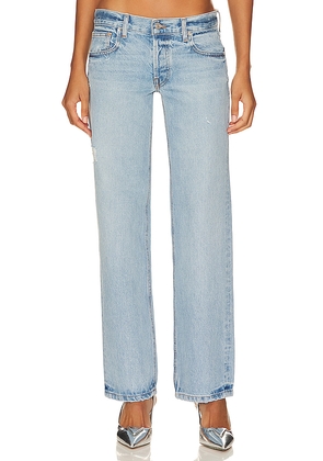 EB Denim Low Rise Baggy Jeans in Denim-Light. Size 23. Also in 27, 28, 29, 30, 31, 32, 33.