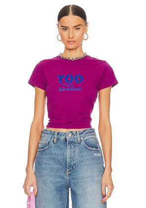 GUIZIO Blessed Tee in Purple. Size S. Also in XS, XXS.