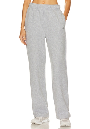 alo Accolade Straight Leg Sweatpant in Light Grey. Size M. Also in S.