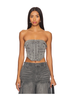 AFRM Noah Top in Grey. Size XL. Also in XXS.