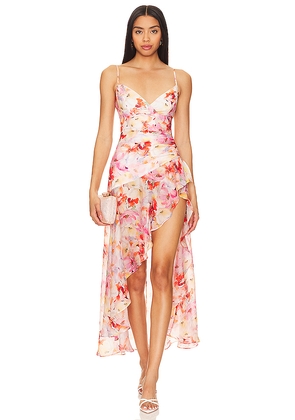 Bardot Sorella Midi Dress in Pink. Size 2. Also in 10.