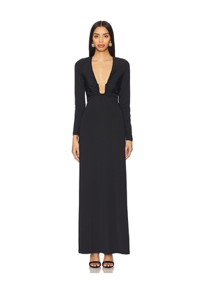 Bardot Remmy Maxi Knit Dress in Black. Size 2. Also in 4.