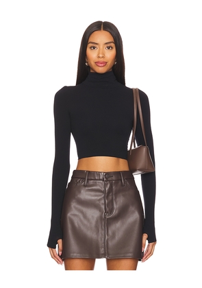 Commando Ballet Crop Top in Black.