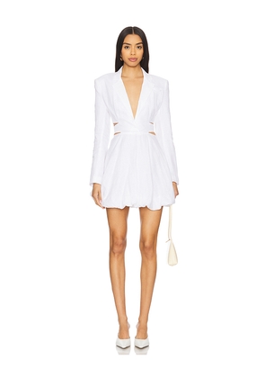 Bardot Sintra Blazer Dress in White. Size 2. Also in 4, 6.