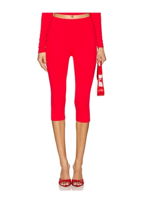 AFRM Ettie Pant in Red. Size L. Also in M, S, XL, XS.