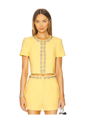 Cinq a Sept Samina Jacket in Lemon. Size 12. Also in 2, 6.