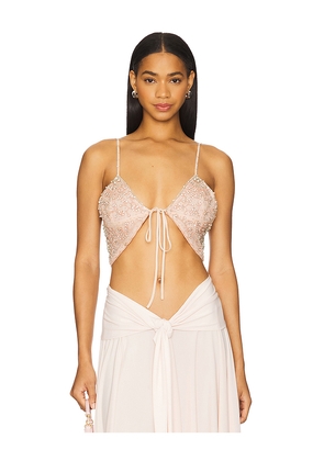 Aniye Records Ella Crop Top in Blush. Size M. Also in S.