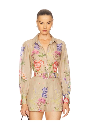 Charo Ruiz Ibiza Aster Blouse in Beige,Pink. Size S. Also in XS.