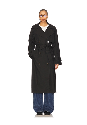 Elodie the Label Elodie Mason Trench Coat in Black. Size L. Also in XL.