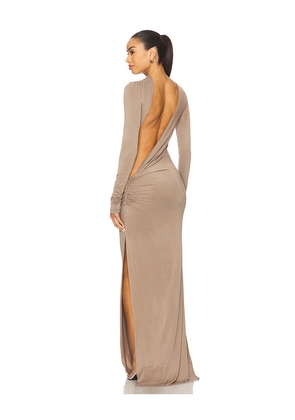 The Andamane Sophie Maxi Dress in Grey. Size 38/XS. Also in 42/M, 44/L.