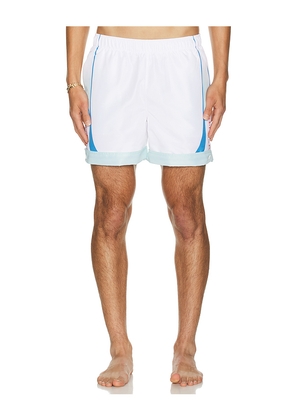 Casablanca Swim Shorts in White. Size S. Also in XL/1X.
