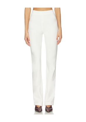EAVES Amar Tech Suiting Legging in Ivory. Size M. Also in S, XS, XXS.