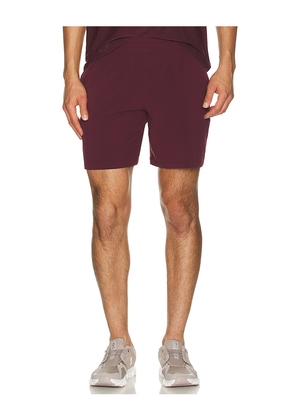 Beyond Yoga Long Run 7 Unlined Short in Burgundy. Size S. Also in XXL/2X.