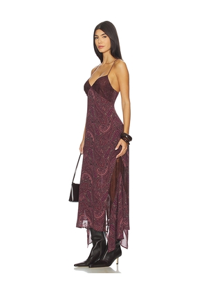 AFRM Christina Dress in Chocolate. Size L. Also in M, XL.