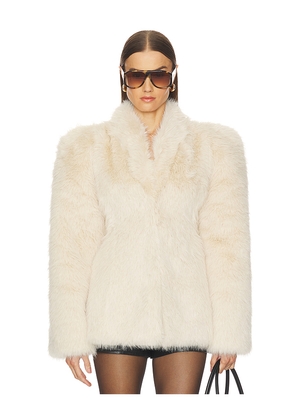 Camila Coelho Estela Coat in Ivory. Size M. Also in S, XL, XS.