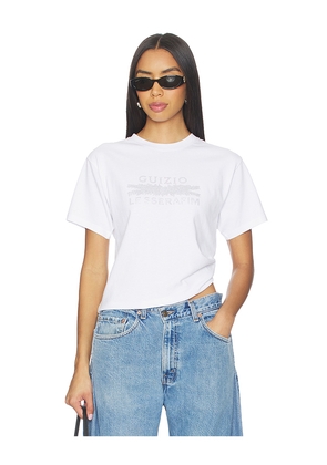 GUIZIO x REVOLVE x Le Sserafim Fit Tee in White. Size M. Also in S, XS, XXS.
