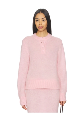 ALIGNE Henny Knit Jumper in Pink. Size M. Also in S, XS.