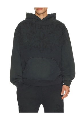 Affliction Winged Up Hoodie in Grey. Size M. Also in L, XL/1X.