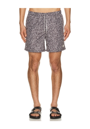 Bather Printed Classic Swim Trunk in Black. Size M. Also in S, XL/1X.