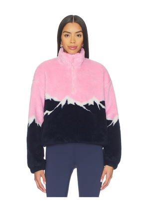 BEACH RIOT Leona Sherpa Top in Pink. Size M. Also in S, XS.