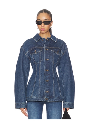 AGOLDE Myra Jacket in Blue. Size M. Also in S, XS.