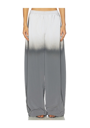 Alexander Wang Reflective Track Pant in Metallic Silver,Black. Size S. Also in XS.
