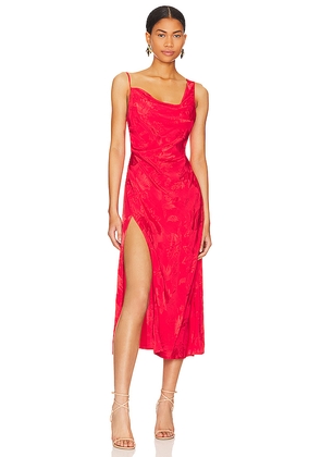 For Love & Lemons Ilana Midi Dress in Red. Size L. Also in XS.