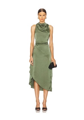 HEARTLOOM Laurel Dress in Army. Size S. Also in XS.