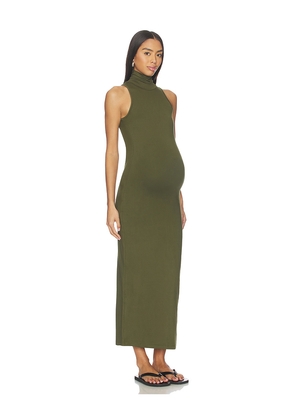 BUMPSUIT The Serena Dress in Olive. Size M. Also in XL, XS.