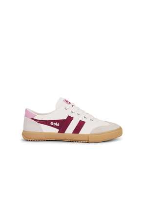 Gola Women's Badminton Plimsolls Sneaker in White. Size 5. Also in 6.5.