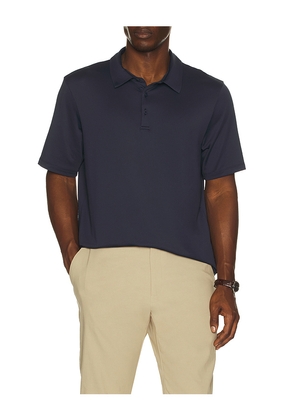 Beyond Yoga All in Active Polo in Navy. Size L. Also in M, S, XL/1X, XXL/2X.