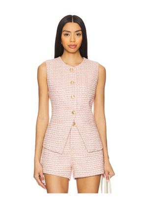 HEARTLOOM Emerson Vest in Pink. Size L. Also in M, S, XL, XS.