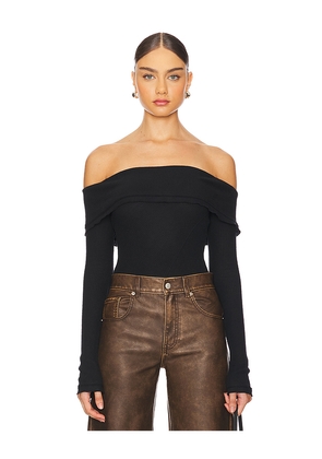 Free People x Intimately FP Autumn Cozy Bodysuit In Black in Black. Size M. Also in L, S.