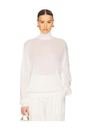 Helsa Madeira Turtleneck in Cream. Size XL. Also in L.