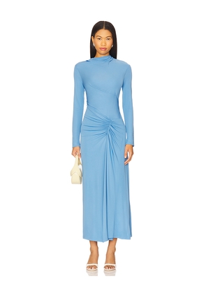 SIMKHAI Hathaway Midi Dress Ferrera Midi Dress in Baby Blue. Size 10. Also in 8.