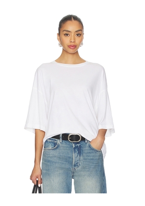 Free People x We The Free Perfect Oversized Tee In White in White. Size M. Also in S.