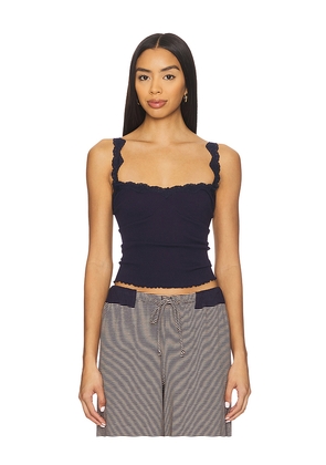 Free People x Intimately Spring Fever Cami in Navy. Size M/L. Also in XS/S.