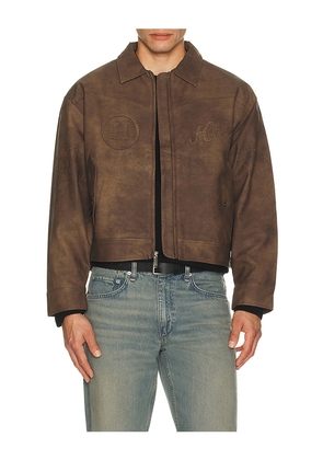 Honor The Gift Aged Jacket in Brown. Size XL/1X. Also in L, XXL/2X.