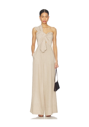 JBQ Eden Jumpsuit in Tan. Size S. Also in XS.