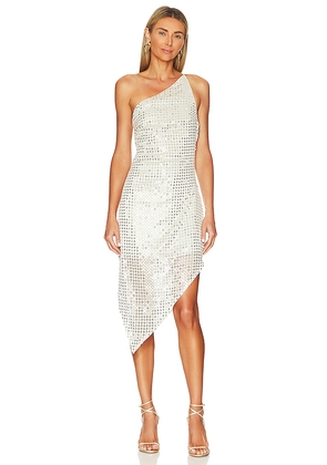 Lovers and Friends Cassie Midi Dress in White. Size S. Also in XS, XXS.