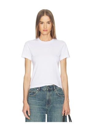 Helmut Lang Wardrobe Tee in White. Size L. Also in M, S, XS.