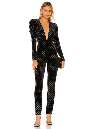 Michael Costello x REVOLVE Lulu Jumpsuit in Black. Size M. Also in S, XXS.