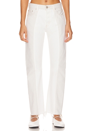 Moussy Vintage Raintrec Straight Jeans in White. Size 28. Also in 29, 31, 32.