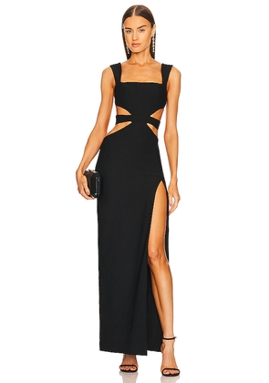 Michael Costello x REVOLVE Sadie Gown in Black. Size XL. Also in L, M, XS.