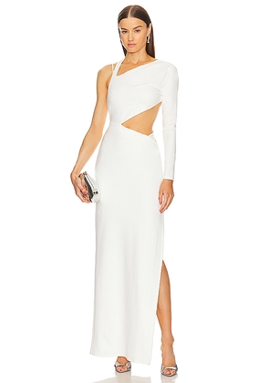 Michael Costello x REVOLVE Marianna Gown in Ivory. Size XS. Also in L.