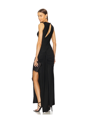 Michael Costello x REVOLVE Garland Gown in Black. Size S. Also in XS, XXS.